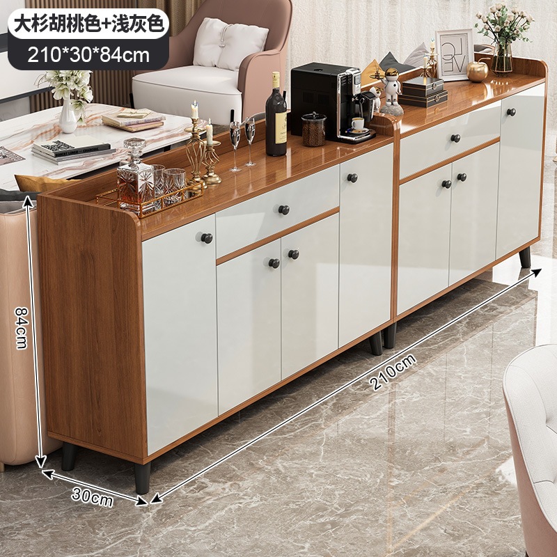 Fábrica de venta directa armario de té armario de comedor armario moderno simple sala de estar contra la pared integrada caja de almacenamiento