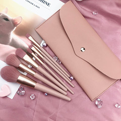 7支/12支化妝刷套裝粉色少女心好看全套初學者彩妝美妝刷工具