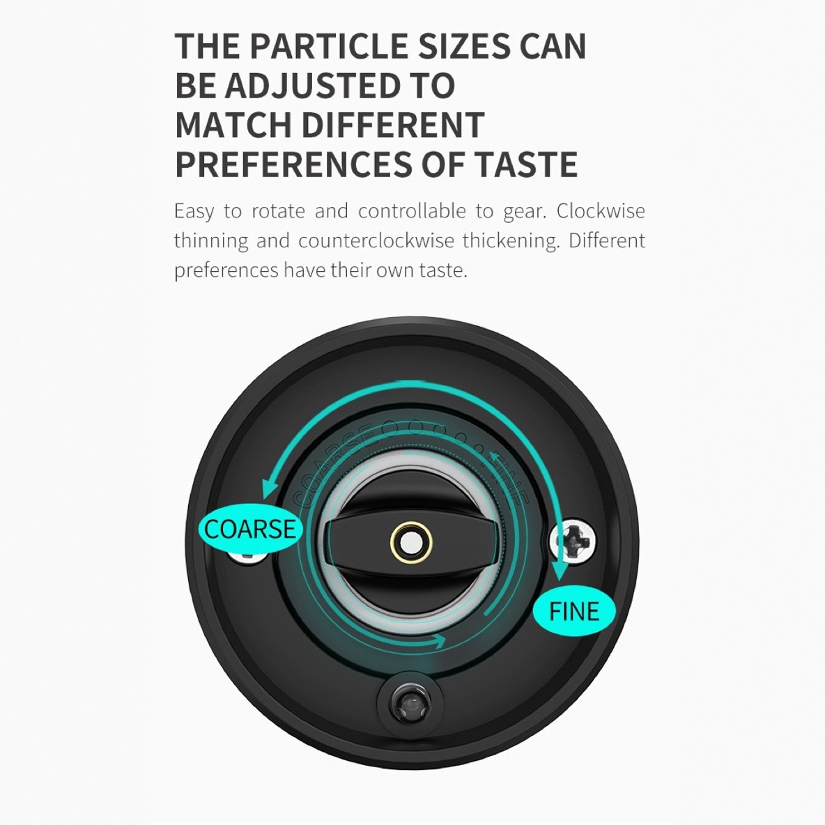 Molino eléctrico de sal rosa y pimienta | Molinillo recargable para cocina