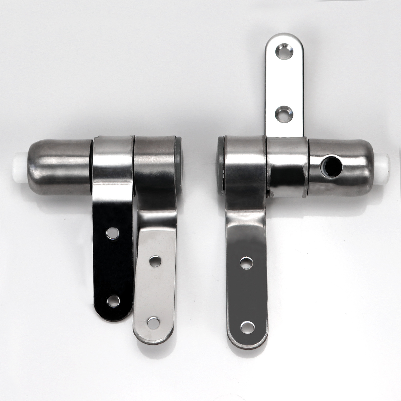 Fandike tapa del inodoro buffer bisagra de acero inoxidable metal lento bisagra tapa del inodoro Accesorios