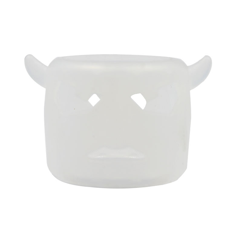 Manga protectora de silicona en forma de Cabeza de Vaca de almacén de grasa