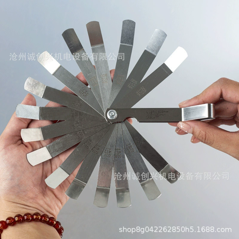 Высокоточный щуп из нержавеющей стали с несколькими спецификациями, комбинированный щуп 0,01–1,0 мм, метрический и дюймовый щуп, толщиномер