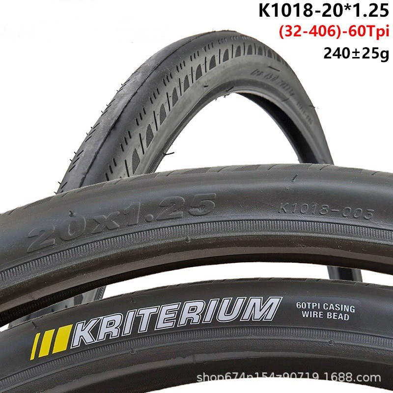 Jianda K1018 20 * 1.25 neumático plegable 406 neumático 60tpi