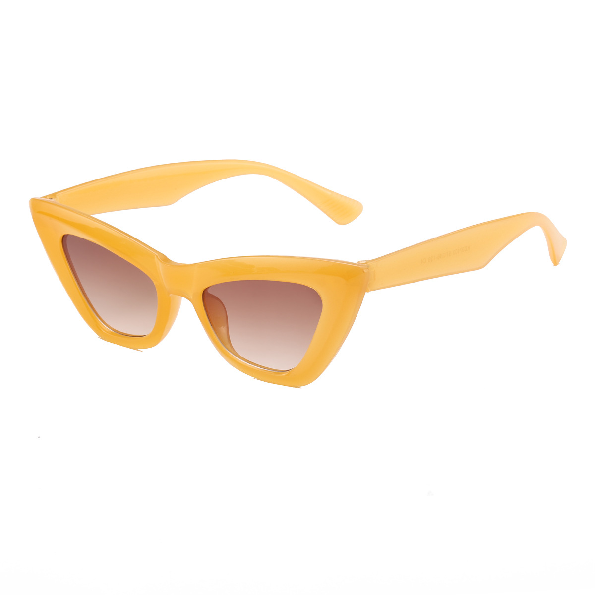 2022 nuevo ojo de gato gafas de sol de color caramelo ins poco Libro Rojo gafas de sol de las mujeres de moda retro europeo y americano gafas 97103