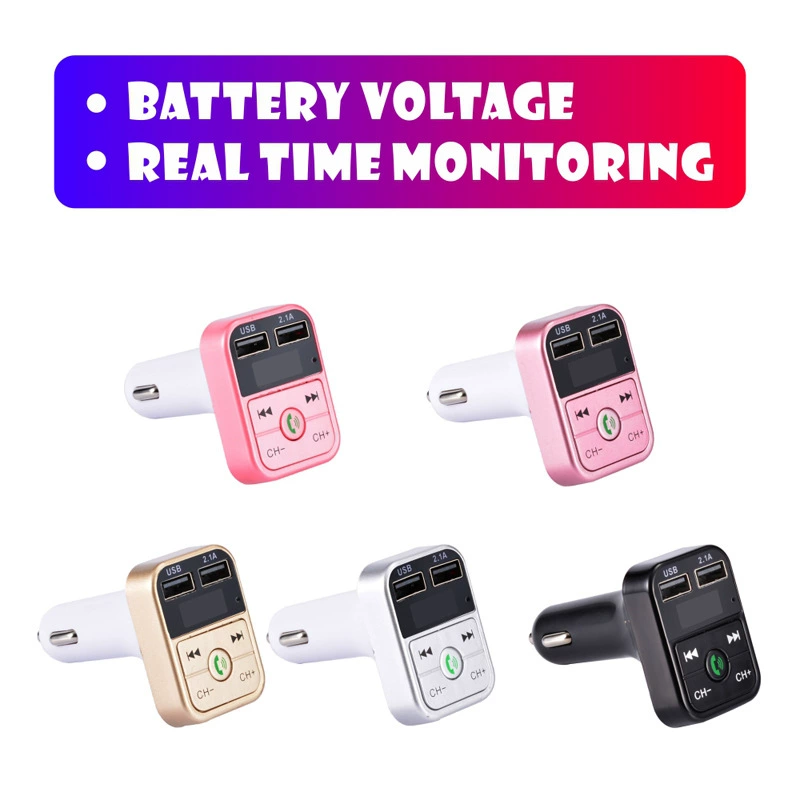 B2 подходит для мобильного телефона Apple Samsung Xiaomi Huawei, автомобильное зарядное устройство с быстрой зарядкой, распределительные части Bluetooth-приемника