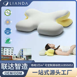 跨境爆款颈椎枕异形枕助睡眠护颈枕家用侧睡枕头慢回弹记忆棉枕头