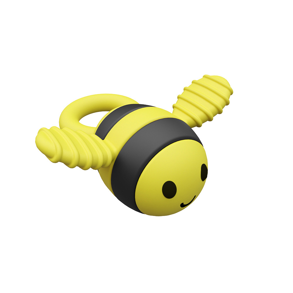 Bee teether (black and yellow printed version)