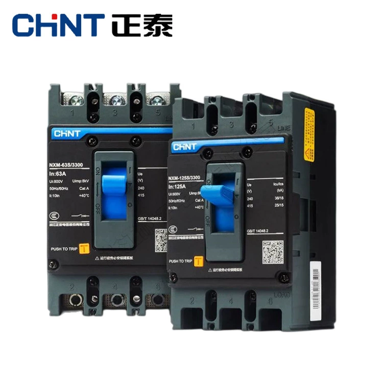 Spot Zhengtai NXM plastic case circuit breaker three-phase four-wire leakage circuit breaker 3P4P63A250A630A full series