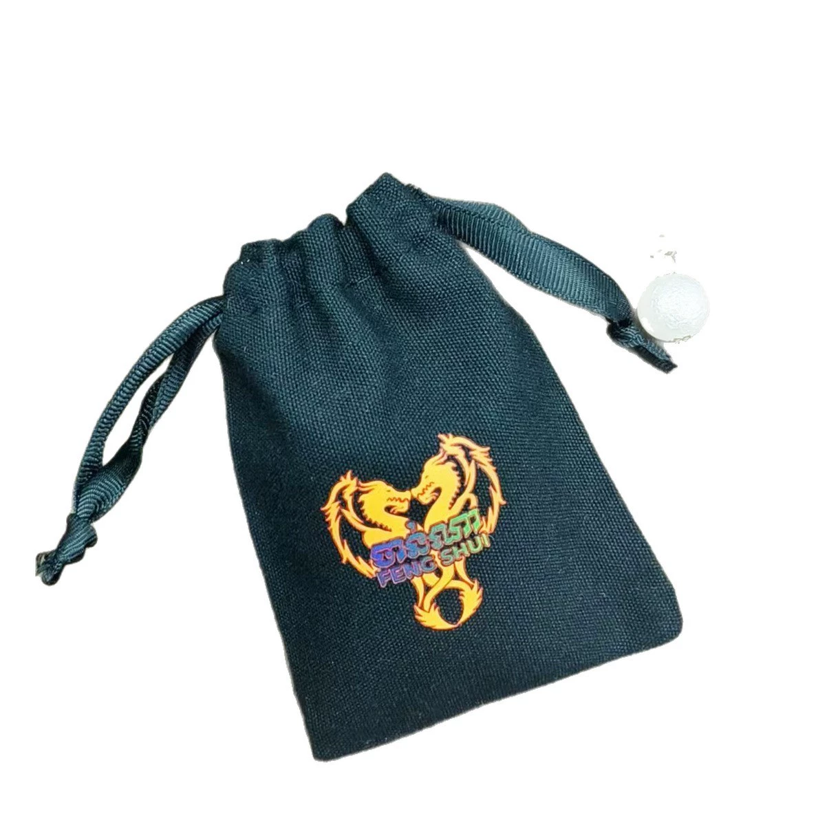 Black cloth bag, jewelry storage bag, accessory, pack, Birthday gift, drawstring
