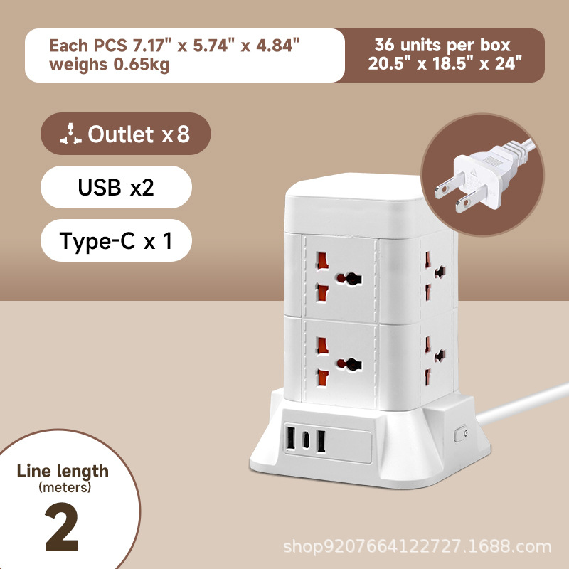 EE. UU. 2 pies-2 metros-2 capas/USB