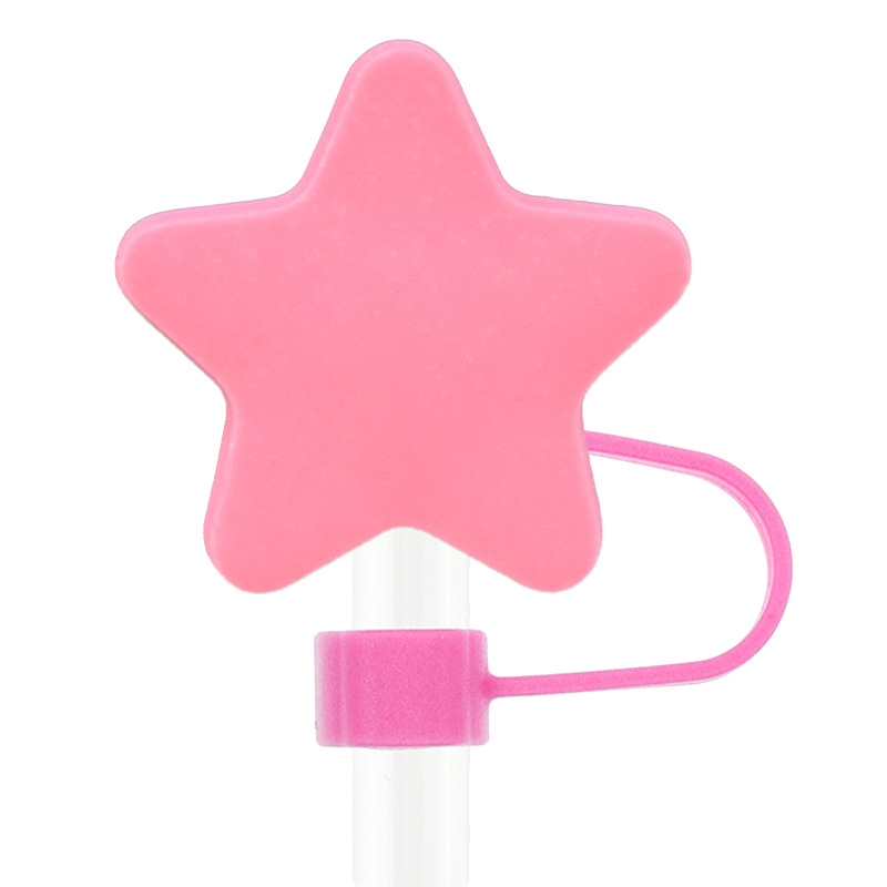 Cute Star Pvc Straw Cap 1 Piece display picture 7