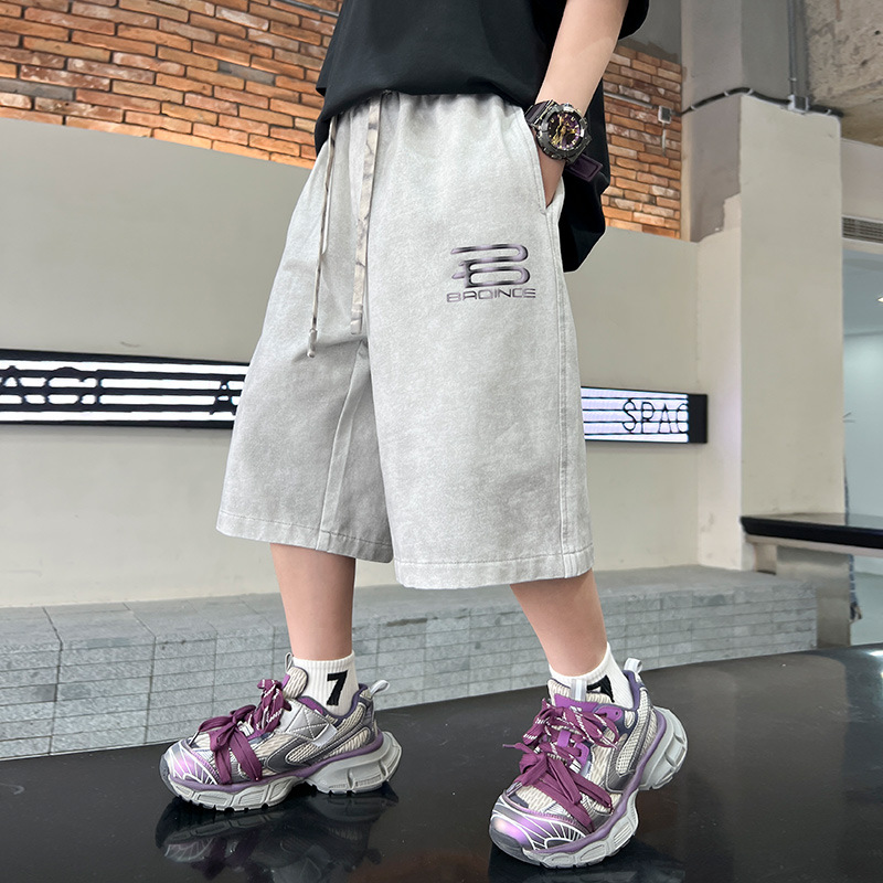 Boys Korean Style Five-point Casual Shorts For Summer Kids Fashion_voghion.com
