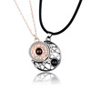 Necklace for beloved, magnetic design pendant, wholesale