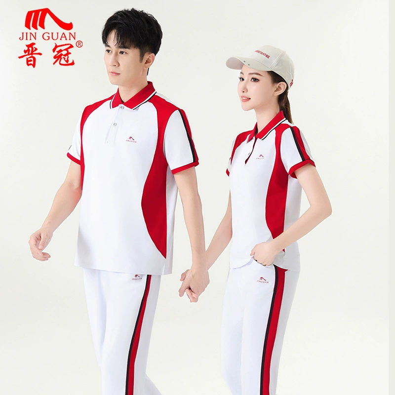 夏晋冠 夏季运动服 для мужчин и женщин для зала, с коротким рукавом
