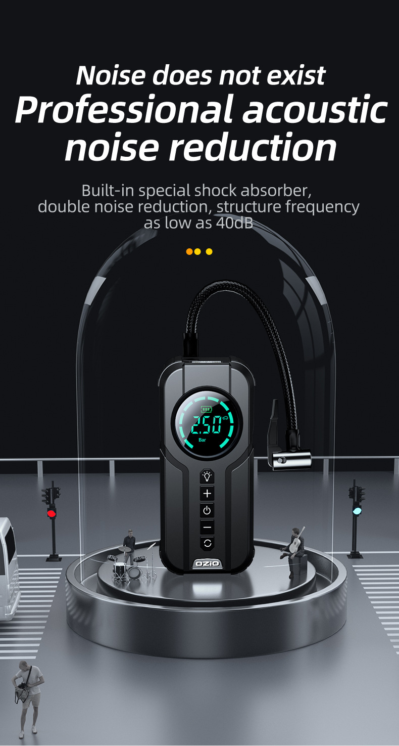 【Yx1819】Cross-Border Car Air Pump, Wireless and Portable, for Passenger Cars, Electric Vehicles, Tire Inflator 12V