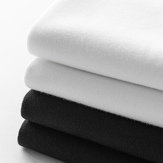 Heavy solid color impervious cotton round neck short sleeve T-shirt thick base shirt men's and women's basic T-shirt jacket wholesale