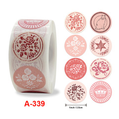 Wholesale Round Envelope Sealing Sticker, Thank You Craftsmanship Gift Decor Rollable Self-Adhesive Label