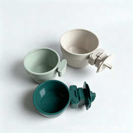 圆形鸟碗鸟食盒食杯鸽子鹌鹑雏鸭小宠饮水器喝水碗小宠用品鸟食碗