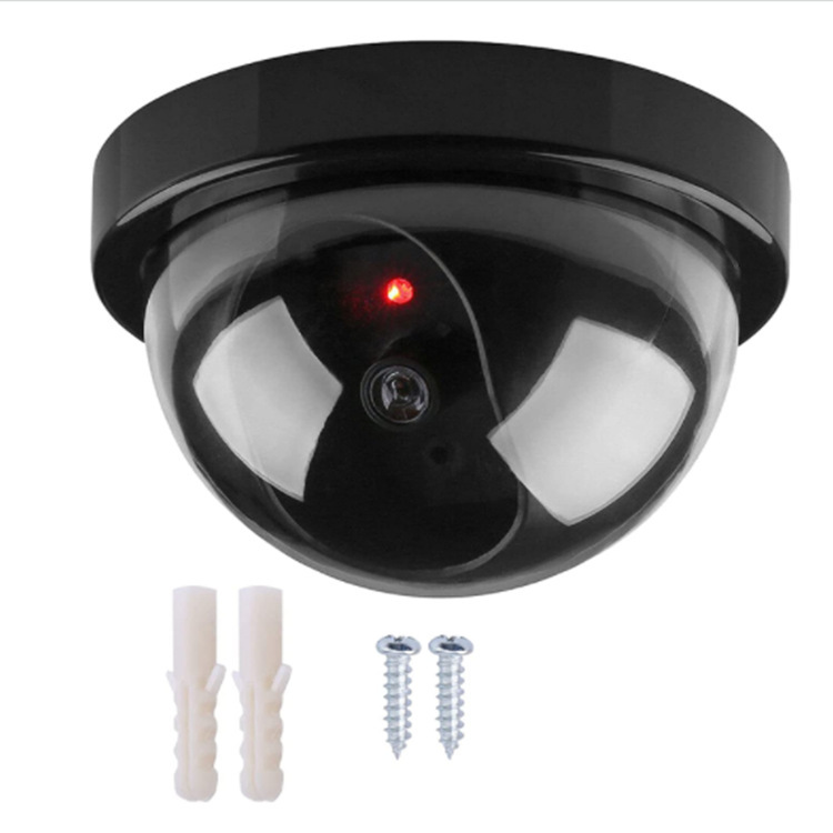 Tiktok Trending Realistic Camera for Home Indoor Use, Large Fake Surveillance Camera with Led Dome Camera