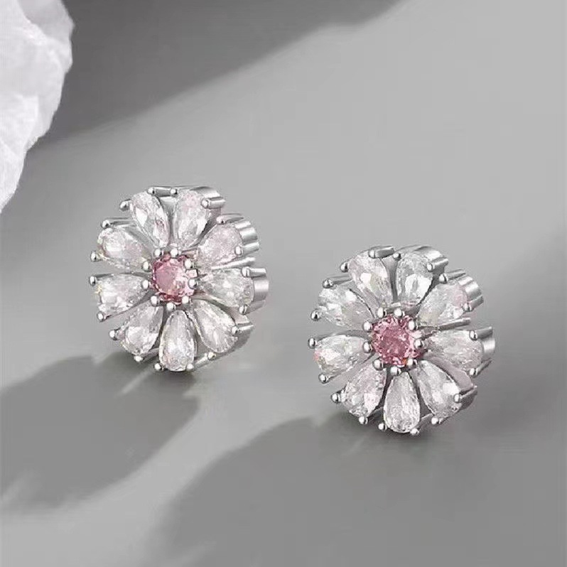桜の恋ジルコンセット結婚ジュエリーイヤリングネックレス戒三点セットクロスボーダーアクセサリー卸売り直売|undefined