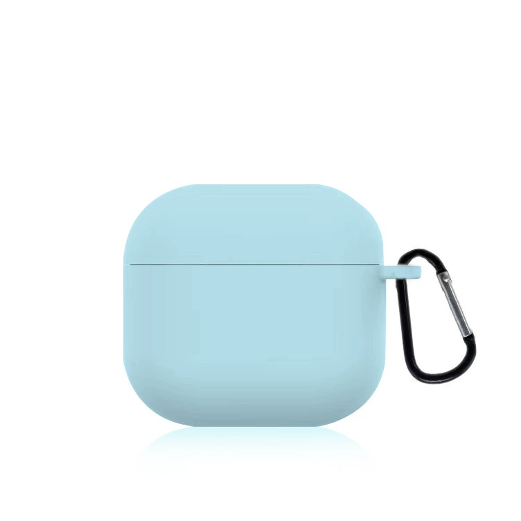 Совместимый с Apple AirPods 4 силиконовый защитный чехол 2024 однотонный, мягкий защитный корпус, заводское качество