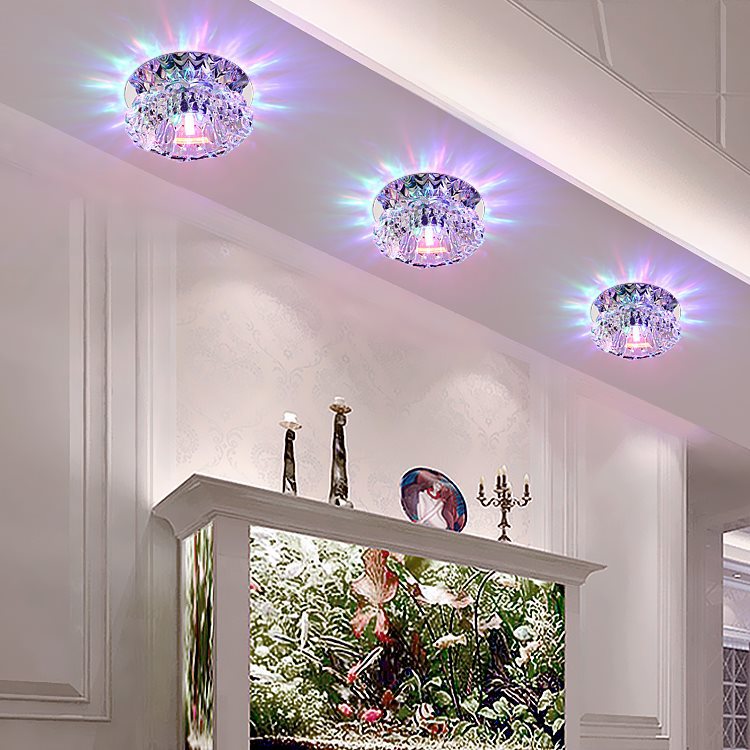 LED DOWNLIGHT 7.5 홀 배럴 라이트 천장 램프 임베디드 거실 구멍 조명 3W 스포트라이트 통로 조명