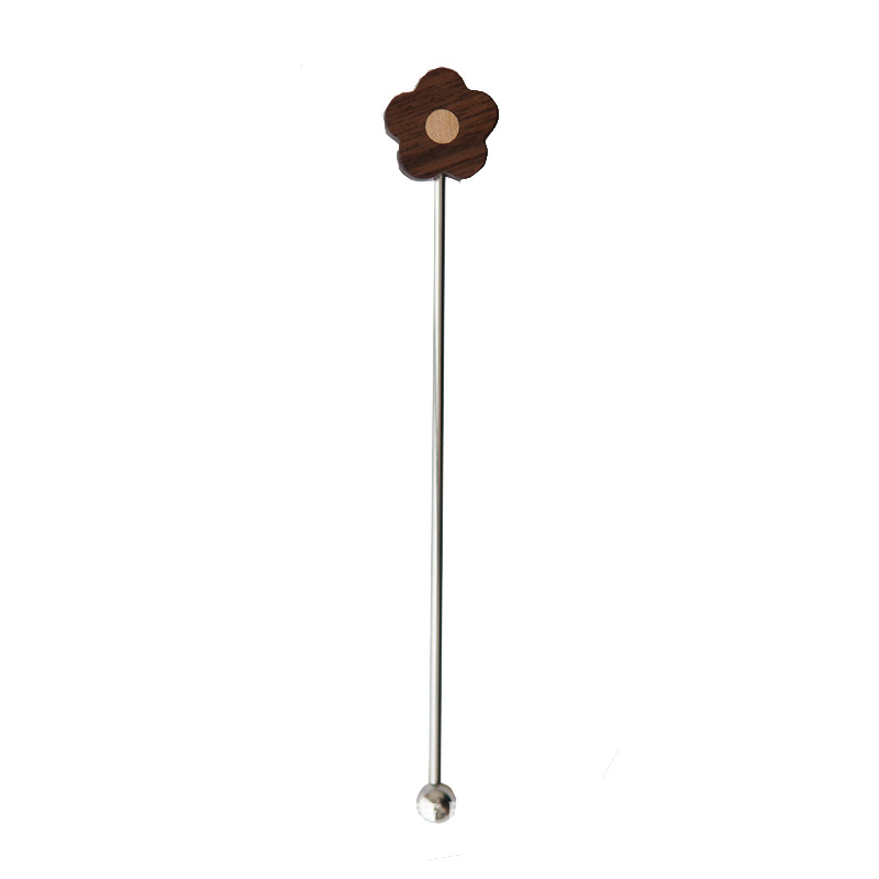 Wooden mixing stick