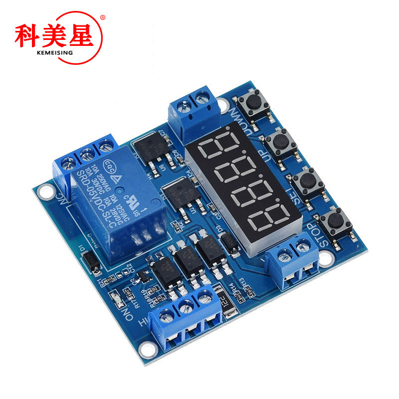 一路继电器模块 延时断电 触发 电压上下限检测 循环定时计数控制