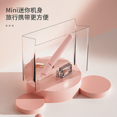 跨境專供新款迷你電夾板女拉直發直卷兩用器小型直板夾劉海捲髮棒