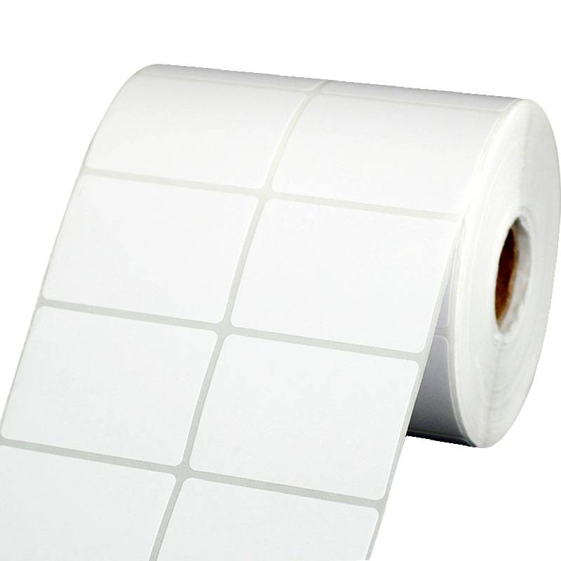 铜板纸50*30条码纸 不干胶空白标签打印纸 条形码纸