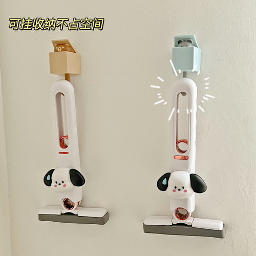 Mini mop for kitchen and bathroom, hand-washable sponge, water-absorbent collodion, bathroom and bathroom use, lazy mop