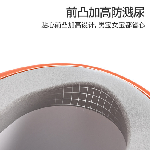 Portable Children's Toilet Seat, Convertible Potty for Infants, Detachable Toilet Bowl Seat, Urinal for Baby Boys, PU Pad