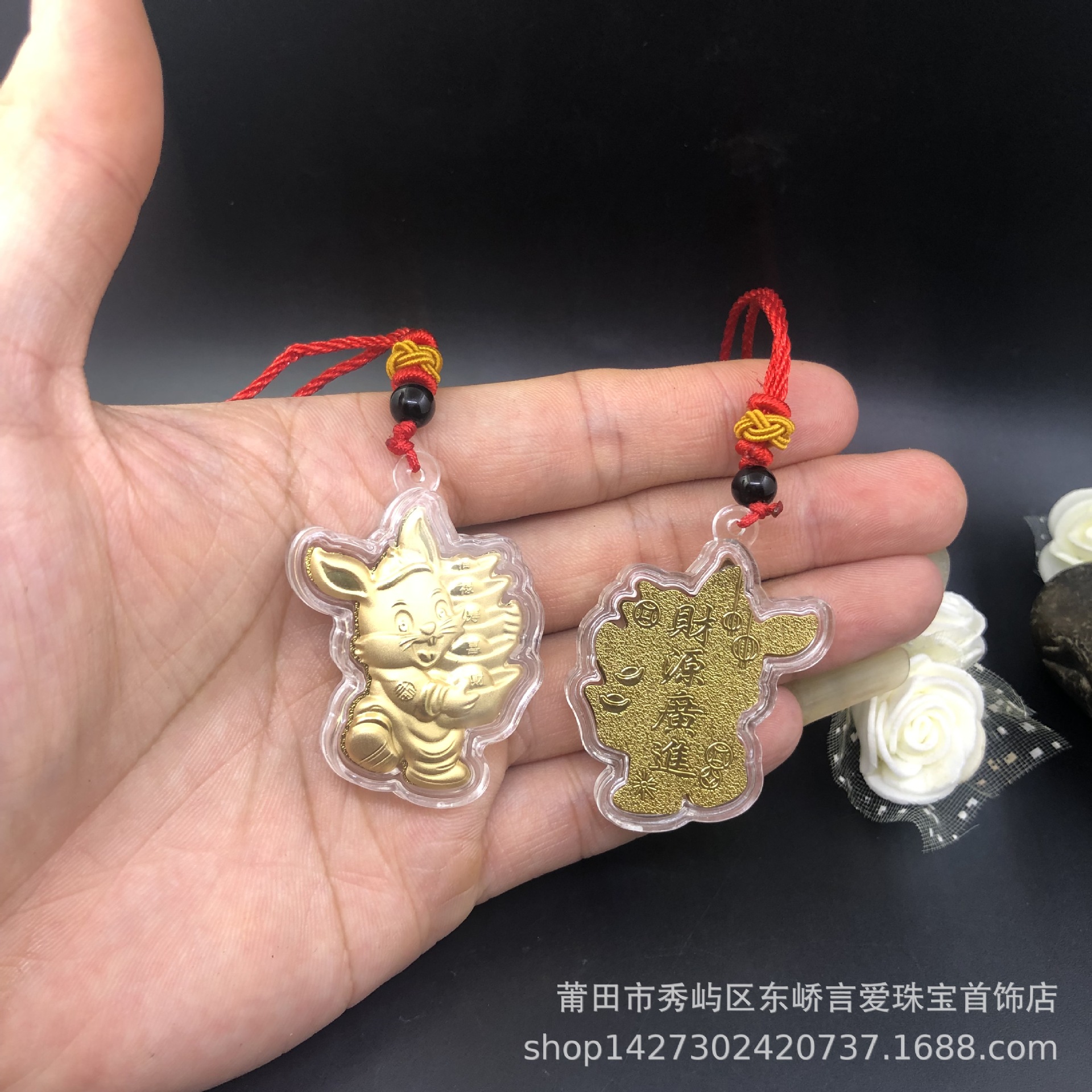 2026 Year of the Horse Golden Rich Horse Pendant Lucky Zodiac Gold…