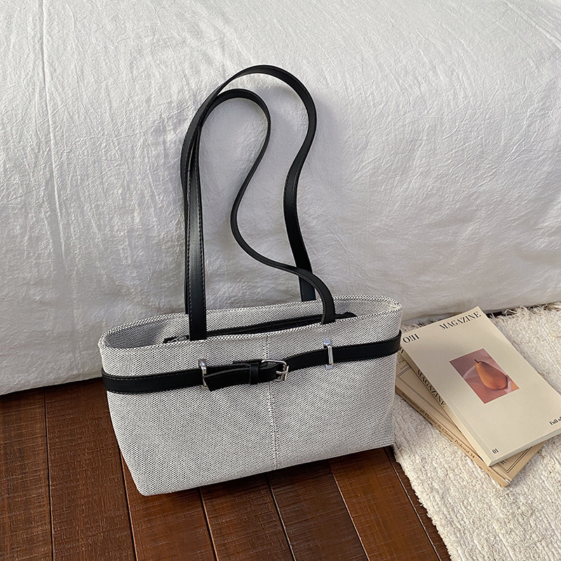 Piccola borsa a spalla da donna, borsa tote casual versatile_voghion.com