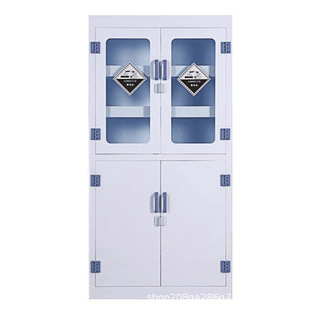 Pp Acid-Base Cabinet Double Lock School Laboratory Chemical Storage Cabinet Sulfuric Acid Nitric Acid Corrosion Resistance Drug Cabinet