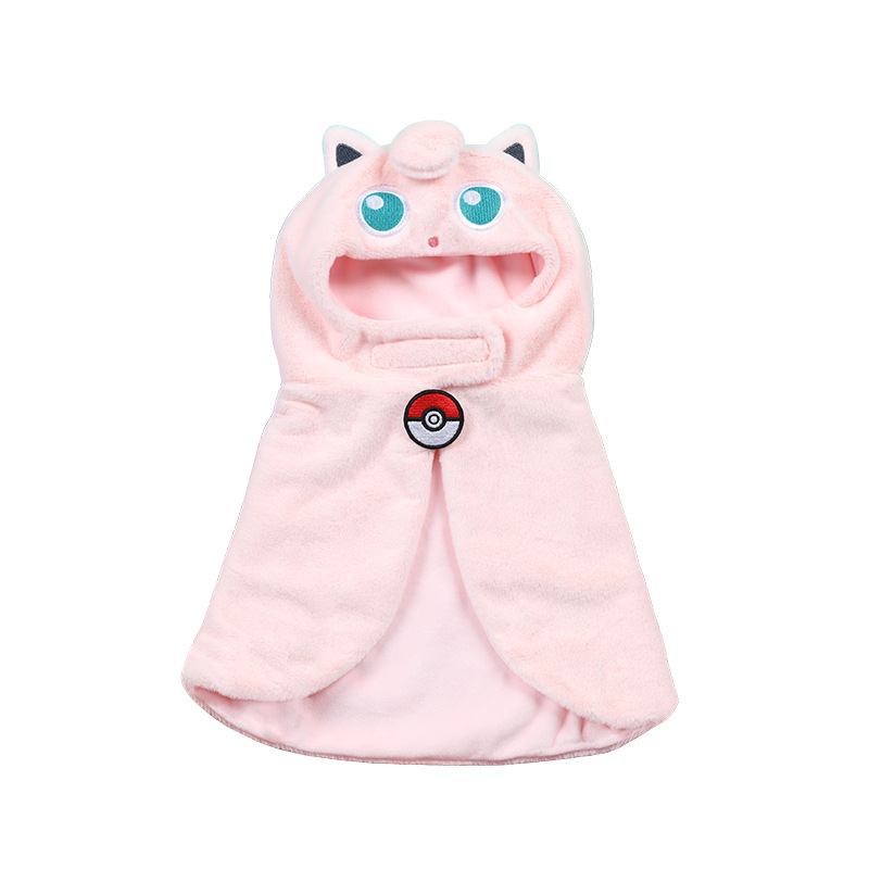 포켓몬 후드 망토 - Jigglypuff 스타일