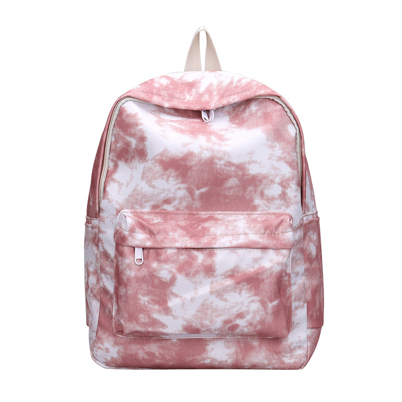 Tie-dyed moda schoolbag mujer estudiante de secundaria coreano japonés Junior High School estudiante mochila artística mochila de nylon