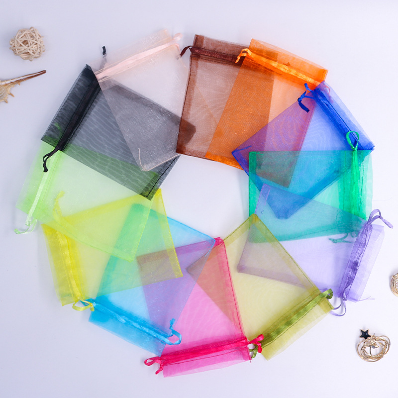 Bolsas de hilo en stock al por mayor bolsas de hilo de cuerda de dibujo bolsas de regalo bolsas de regalo dulces bolsas de almacenamiento bolsas de joyas