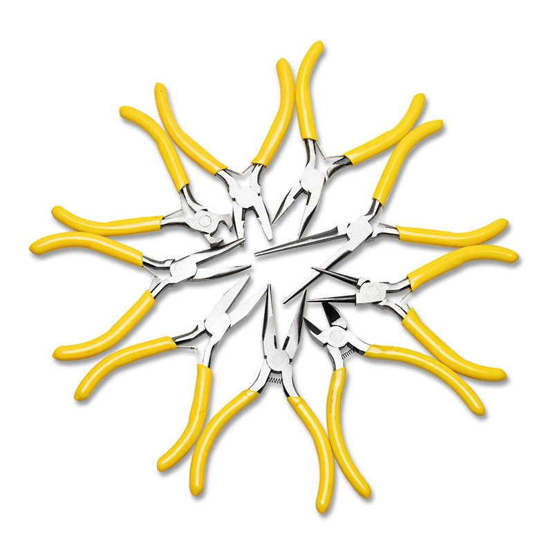 Многофункциональные плоскогубцы DIY5-дюймовые остроконечные плоскогубцы, маленькие плоскогубцы, наклонные плоскогубцы, полные ручные аппаратные инструменты