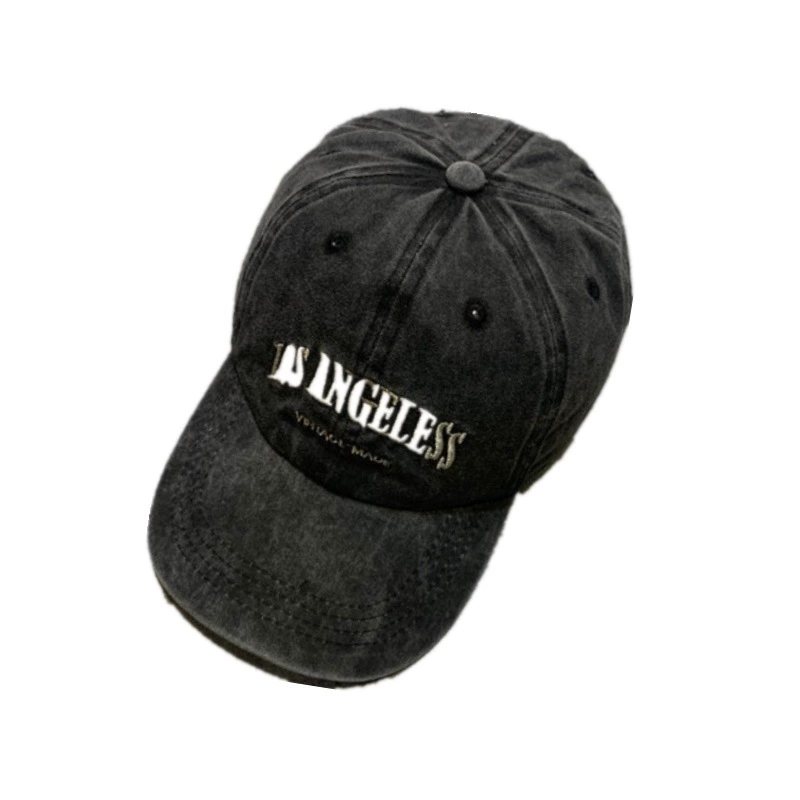  Universal Baseball Cap, Unisex Adjustable 56–58 cm, Water-Washed Style, 7.5 cm Brim
