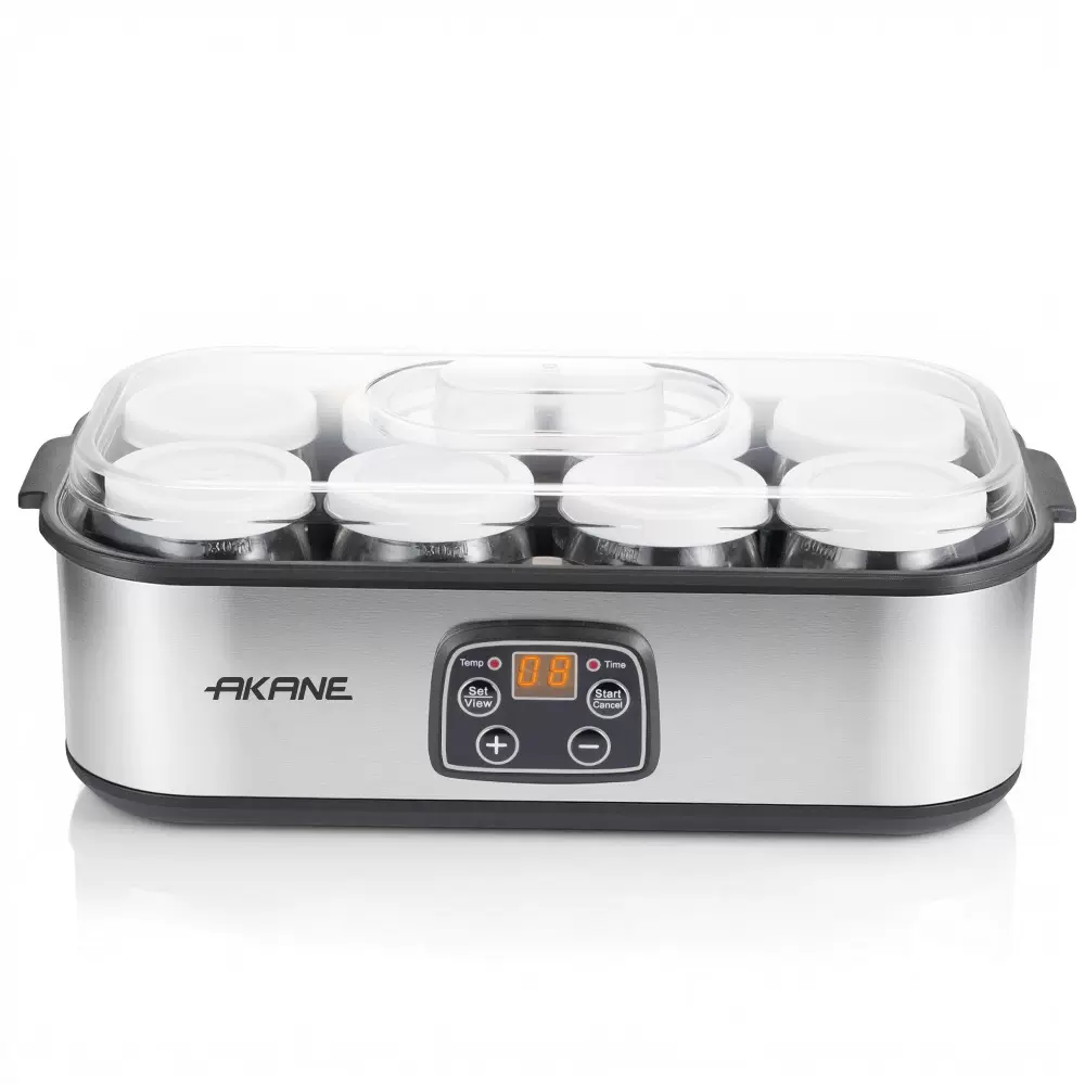 AKANE跨境欧规早餐自制酸奶发酵家用果酱冰淇淋酸奶布丁8杯酸奶机
