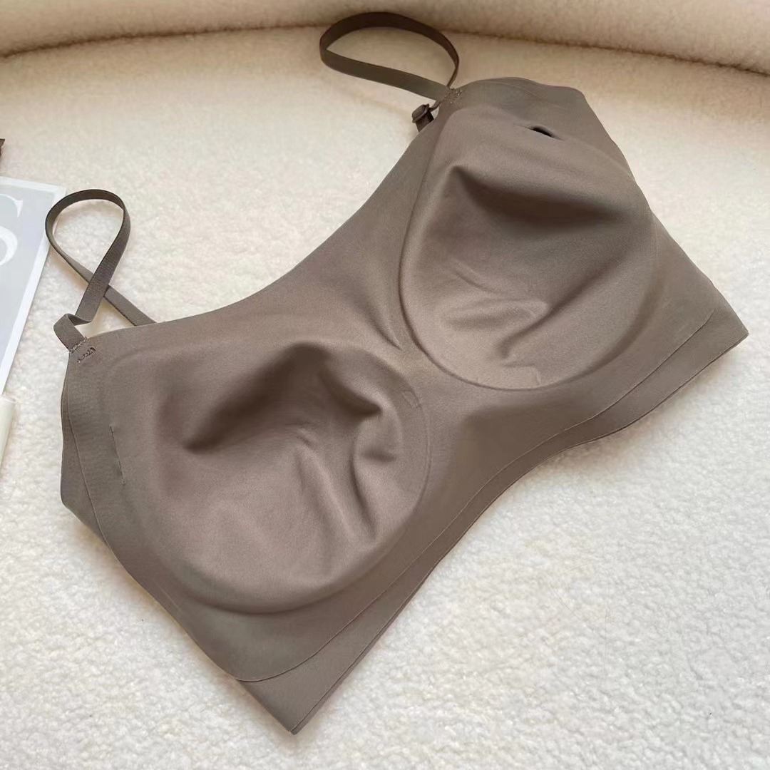 SL988 original de alta calidad sin costuras top de tubo anti-brillo camisola taza de una pieza ropa interior sujetador elástico