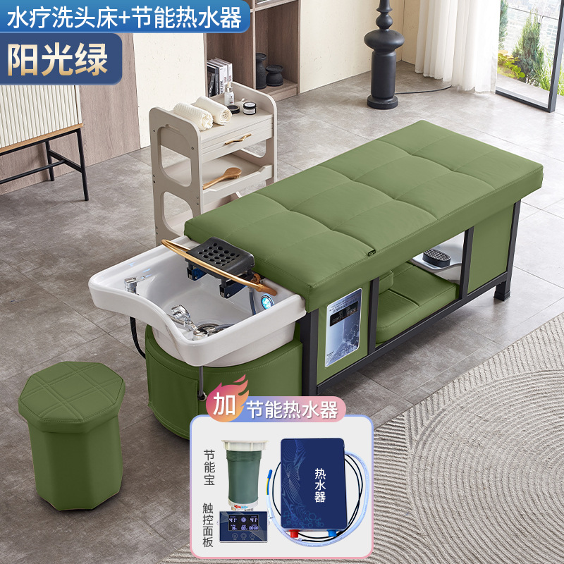 Cerámica cuenca-solar verde + circulación de agua + calentador de agua