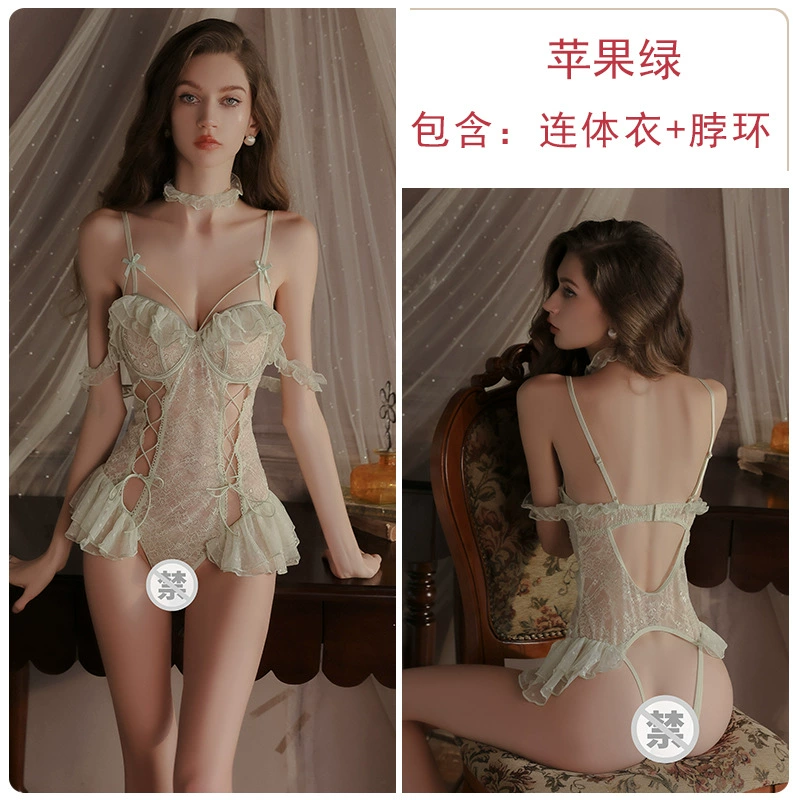 瑰若 Sexy underwear, uniform, set, plus size