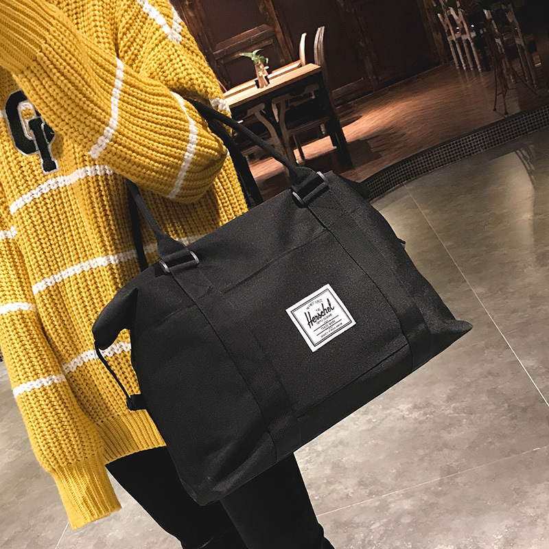 Bolsa de viaje 2023 estilo coreano nueva bolsa de fitness de corta distancia cubierta portátil trolley equipaje bolsa deportes ocio yoga bolsa