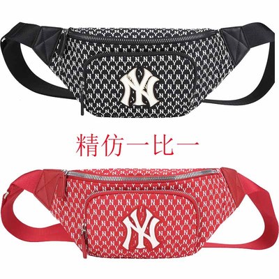 NY Waist pack new pattern Inclined shoulder bag ins fashion Chest pack Yankees Presbyopia men and women motion live broadcast Availability