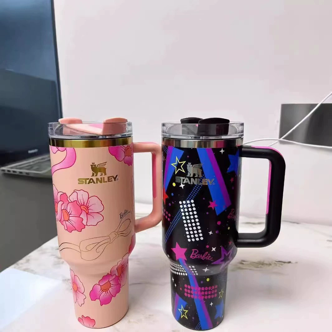 Большое количество точек, горячий Stanley 2 поколения 40oz нержавеющая сталь автомобильная чашка термос