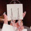 Silver needle, advanced small design earrings, silver 925 sample, internet celebrity, high-quality style, Korean style