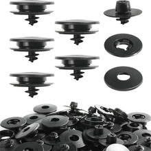 汽车脚垫固定卡扣全包围双层脚垫铆钉大包围雪妮丝地毯固定夹套件