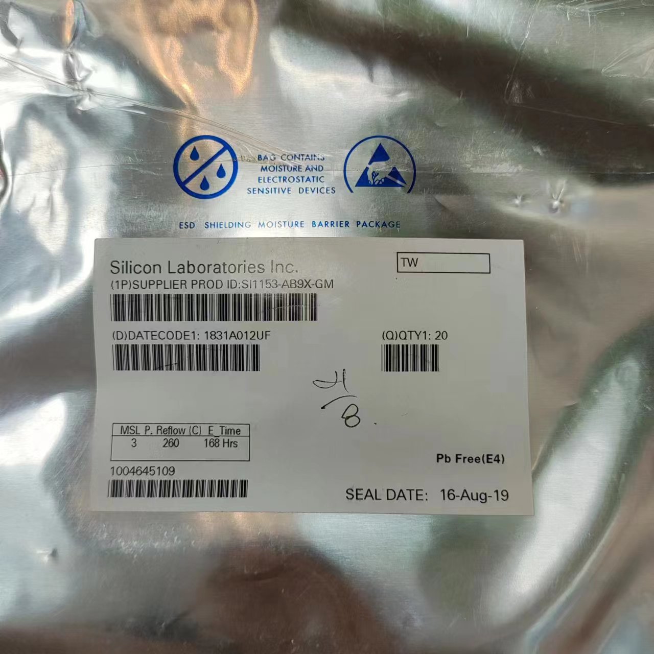 原装正品SI1153-AB9X-GM环境光传感器SILICON芯科 LGA-10 BOM配单